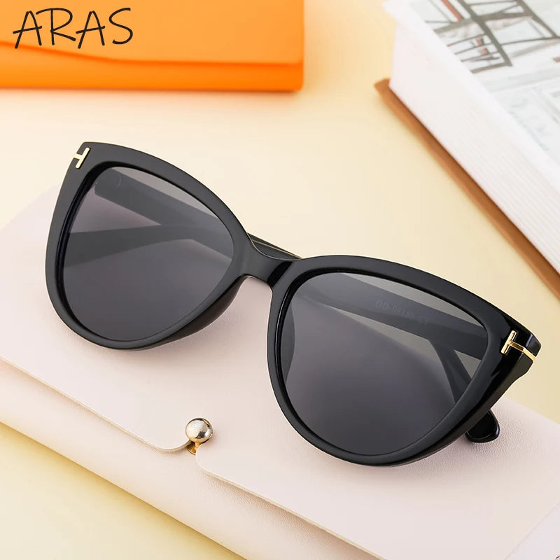 Fashion Cat Eye Sunglasses Women 2024 Luxury Brand Classic Vintage Cateye Sun Glasses For Ladies Shades UV400 Trending Sunglass
