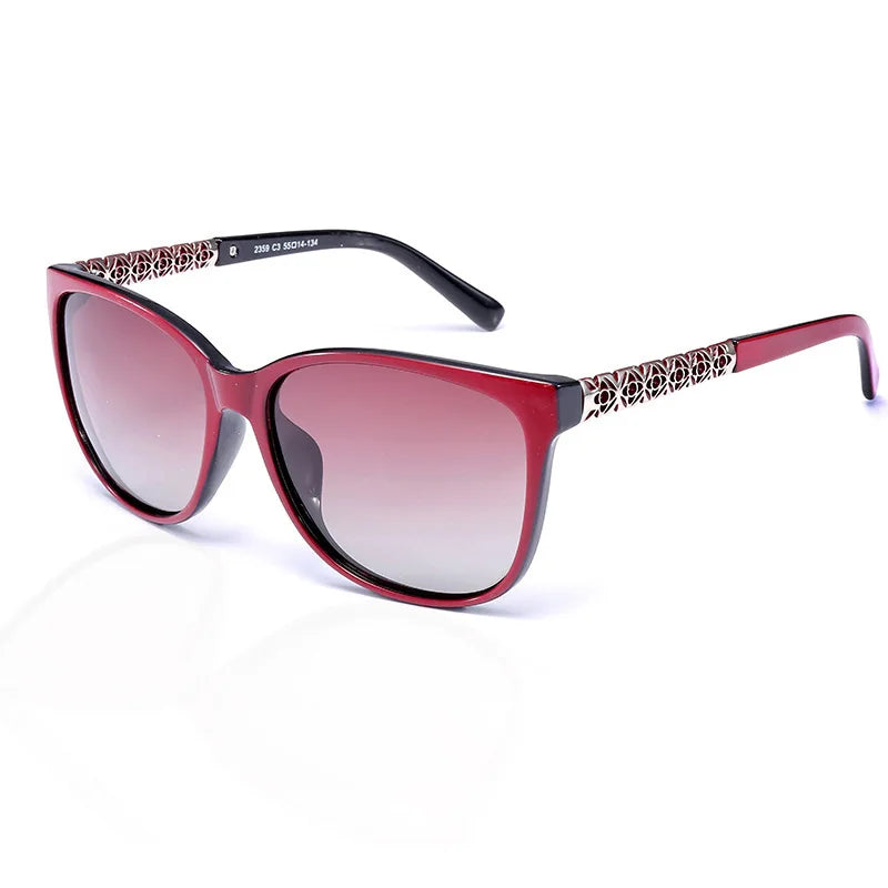Luxe TR Memory Frame Polarized Sunglasses for Women - UV400 Protection