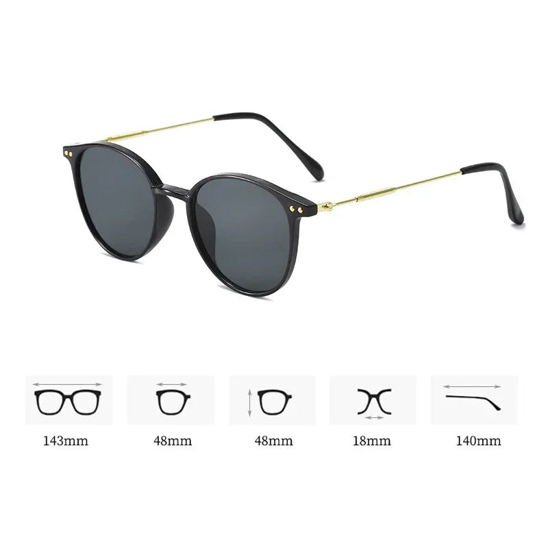 2024 New Korean Fashion Trend Women Sunglasses Men Unisex Outdoor Sunshade Glasses UV400 Sunscreen Polarizing Sunglasses