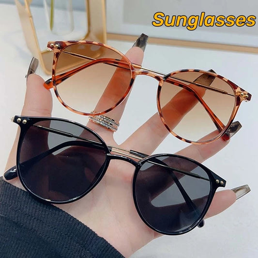 2024 New Korean Fashion Trend Women Sunglasses Men Unisex Outdoor Sunshade Glasses UV400 Sunscreen Polarizing Sunglasses